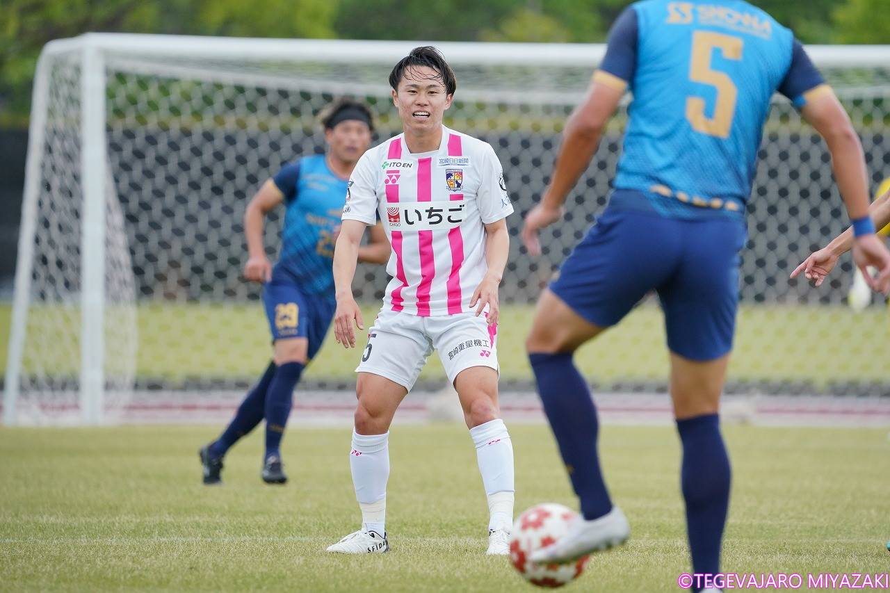 2025年はテゲバジャーロ宮崎に移籍。ここではチームに上手くフィットできず、なかなか試合に絡むことができない日々を過ごす。